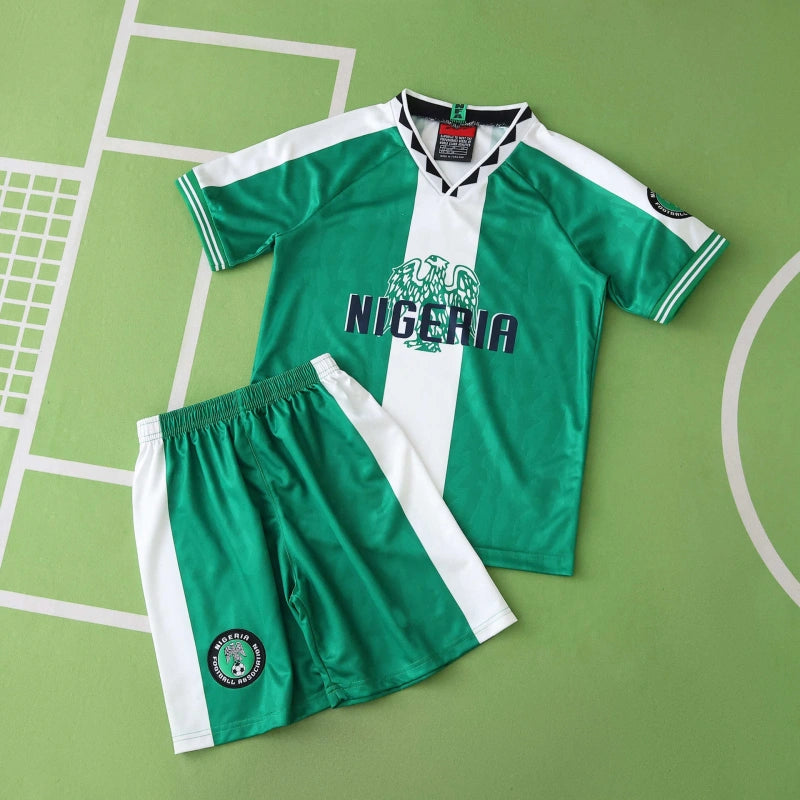 1996 season Nigeria home retro Kids kit