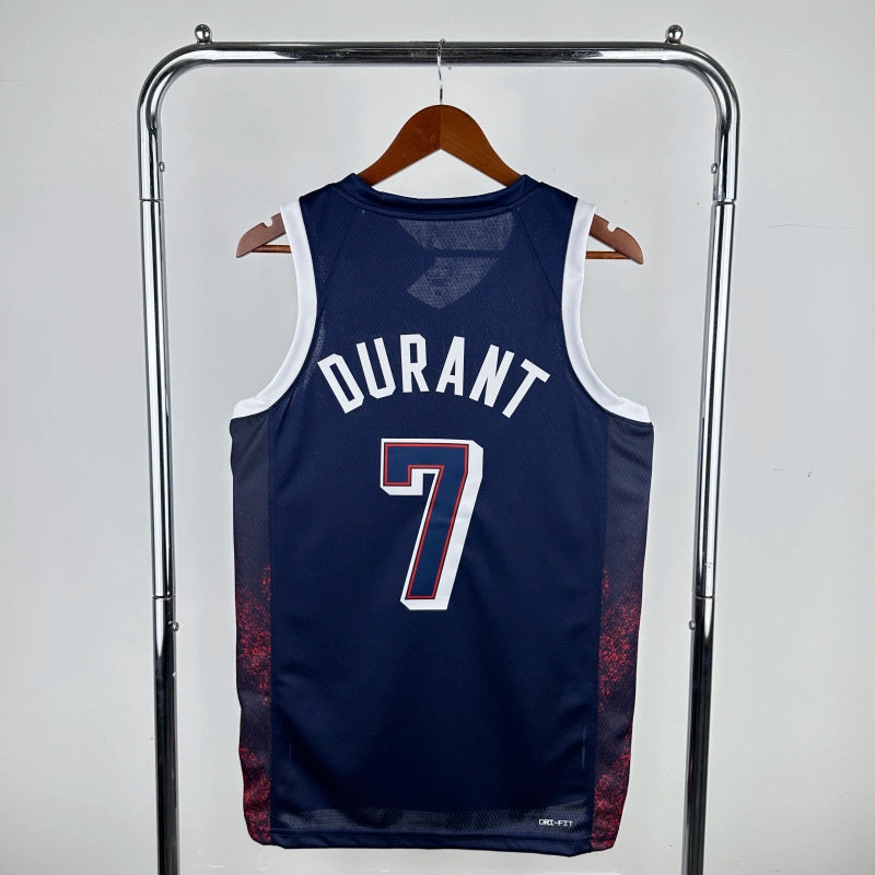2024 USA national team dark blue 7 Durant