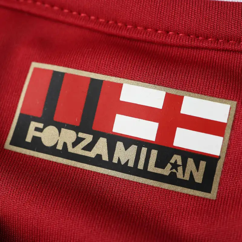 0910 season A.C. Milan home Long sleeve retro Fan version