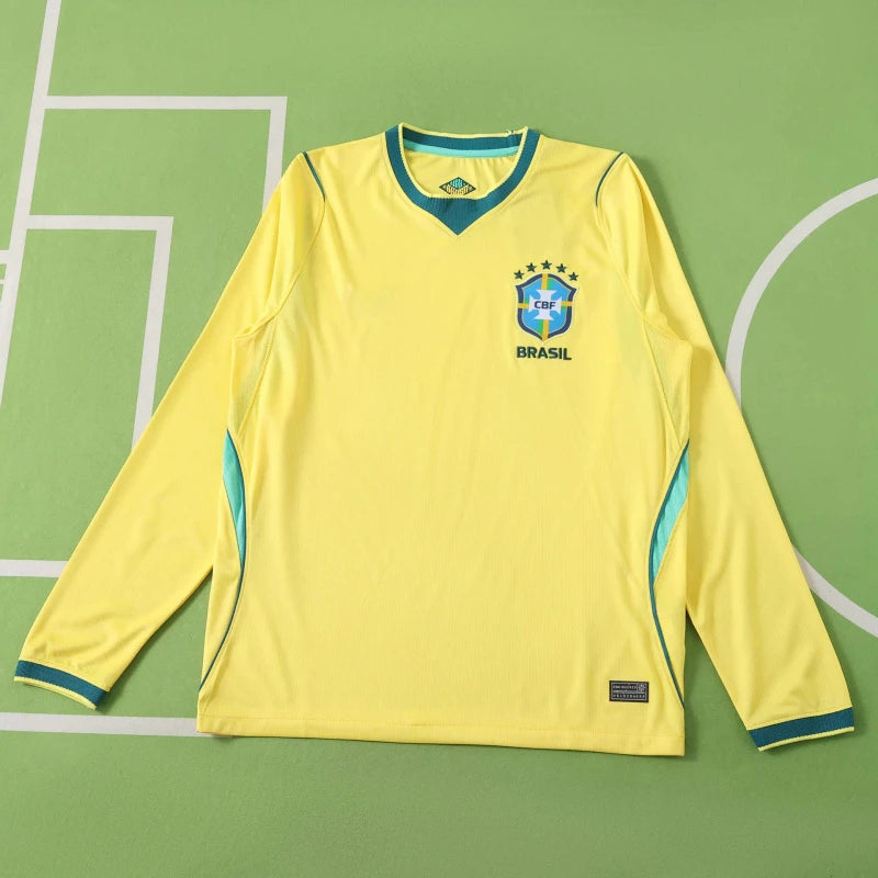 2026 FIFA World Cup Brazil home Long sleeve Fan version