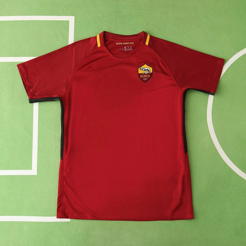 1718 season A.S. Roma home retro Fan version