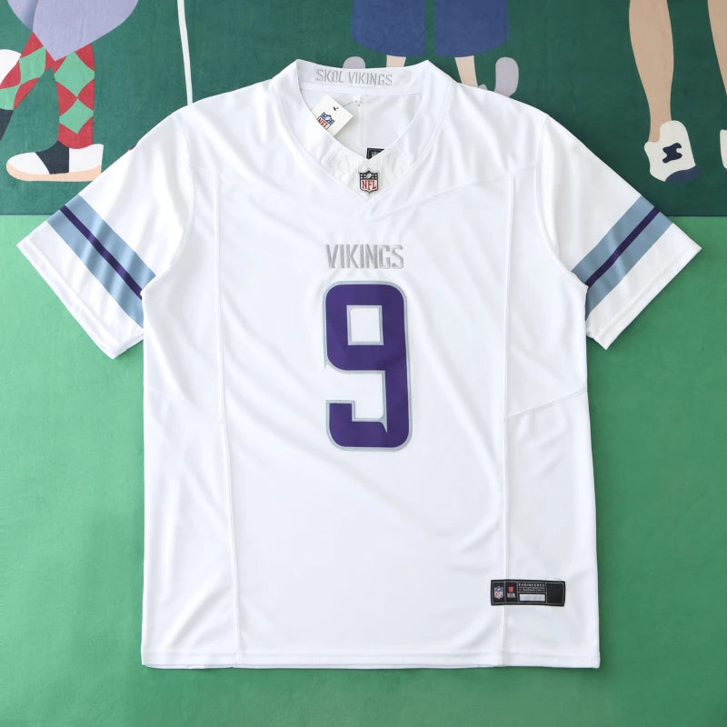 2425 Minnesota Vikings white 3th generation 9#McCARTHY
