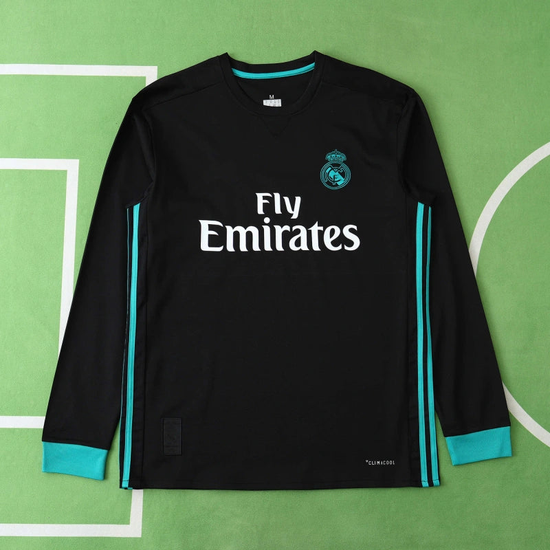 17-18 season Real Madrid away Long sleeve retro Fan version