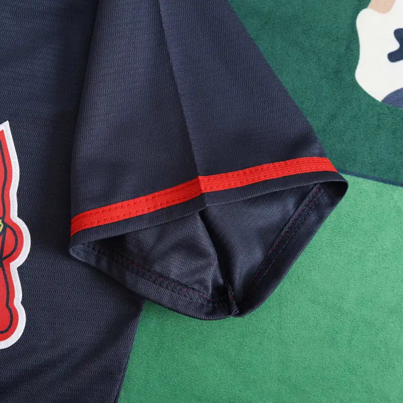 MLB atlanta braves navy blue13NO
