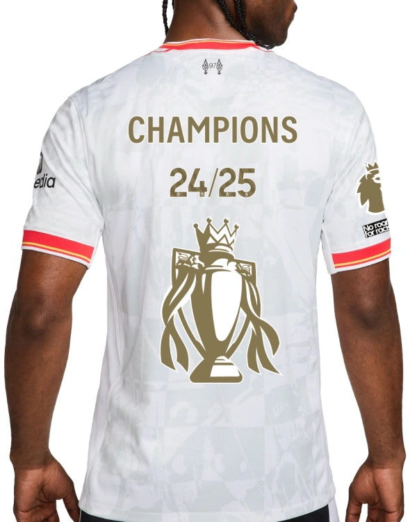 Liverpool FC Champion Jersey +Golden champion logo Fan Version