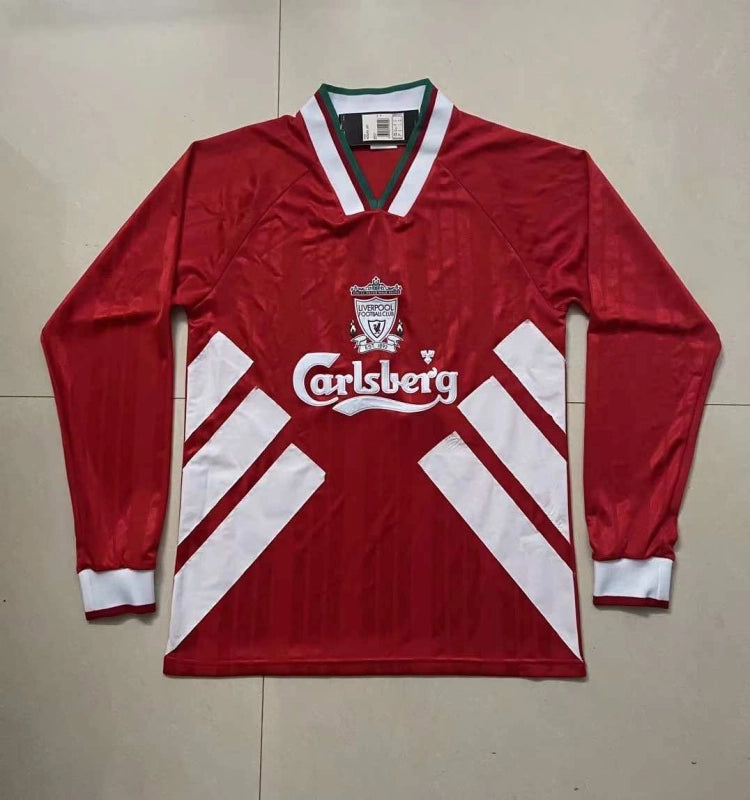 9395 season Liverpool Home Long Sleevesd retro Fan version