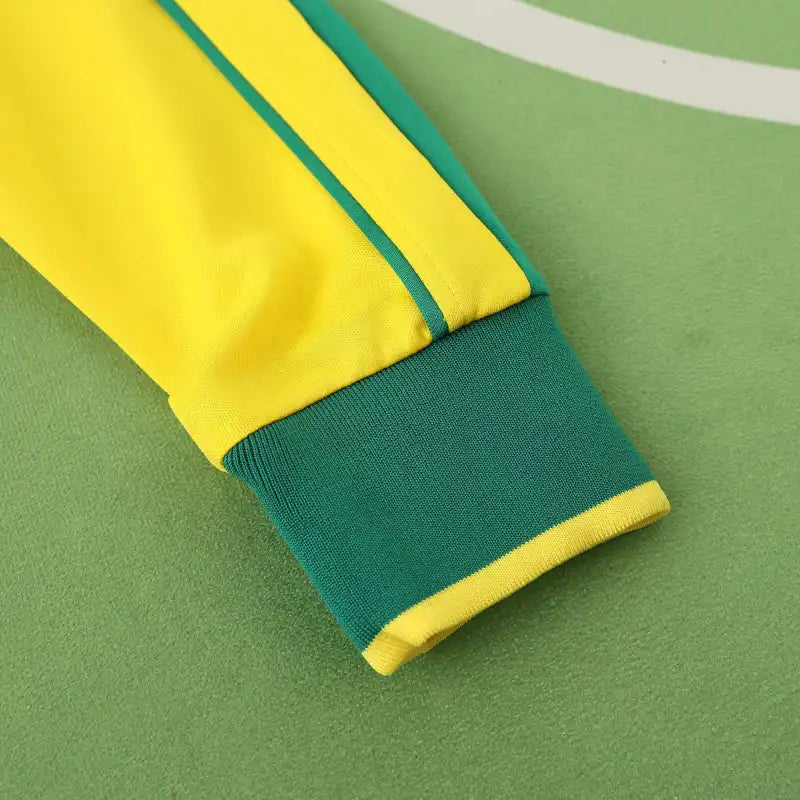 1998 season Brazil home Long sleeved retro Fan version