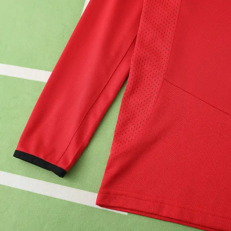 0405 season Manchester United F.C. home Long sleeved retro Fan version