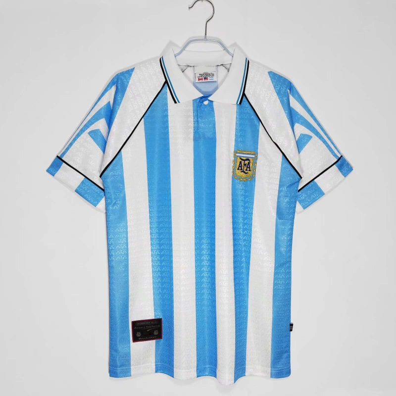 9697season Argentina Home retro Fan version