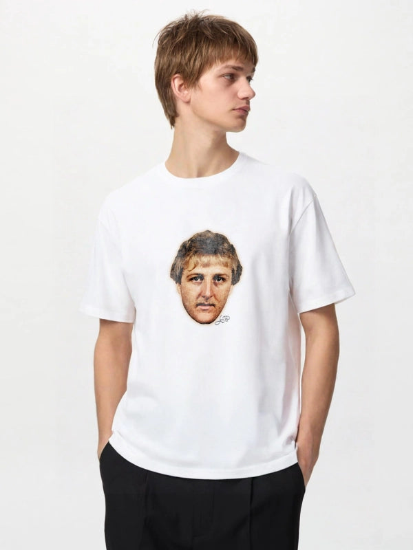 HALFTONE  LARRY  BIRD Vintage t-shirt 2505C059