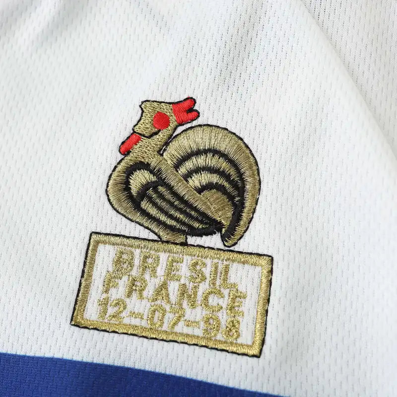 1998 season France away Long sleeved retro Fan version