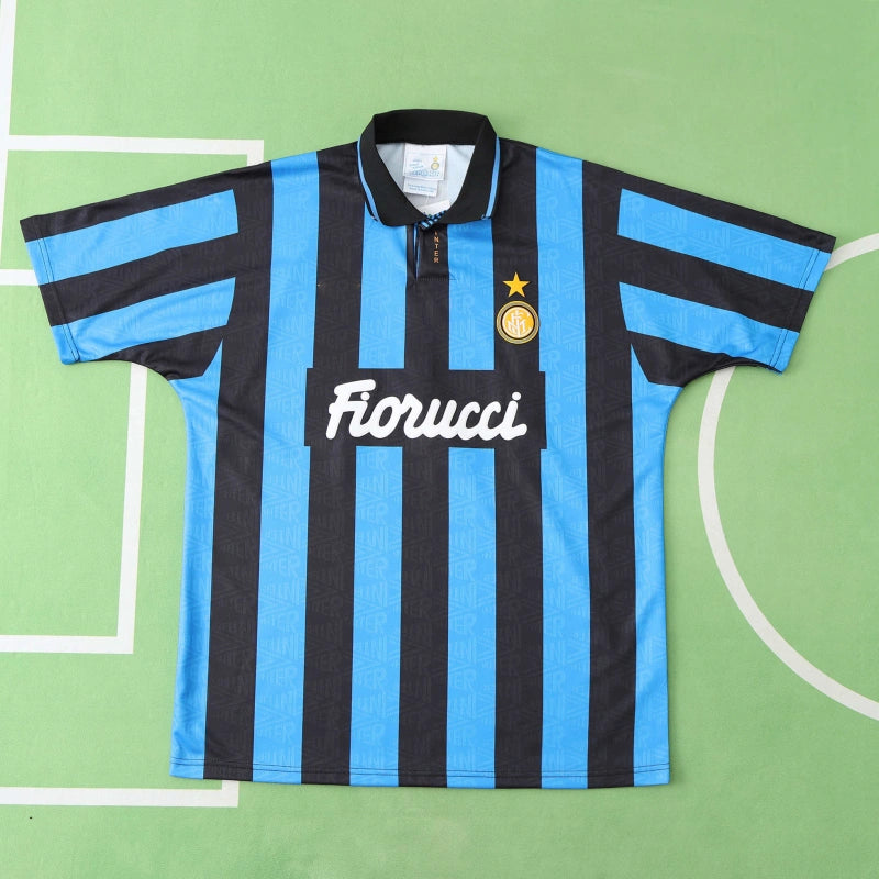 92-93 season Inter Milan home retro Fan version