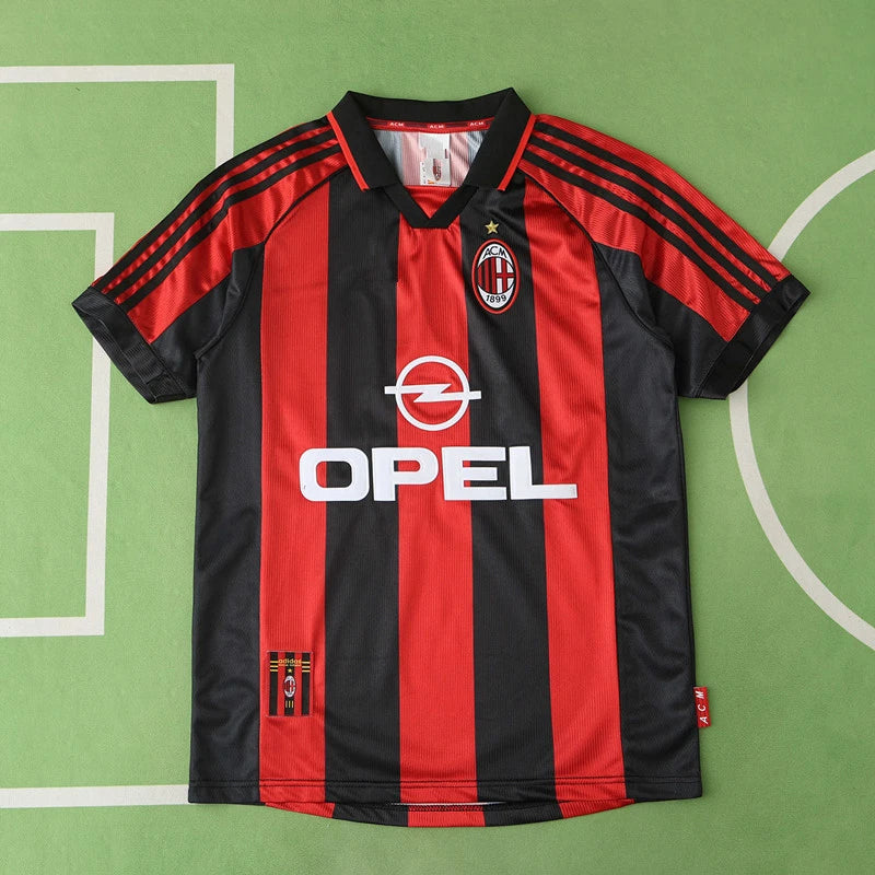 9899 season A.C. Milan home retro Fan version