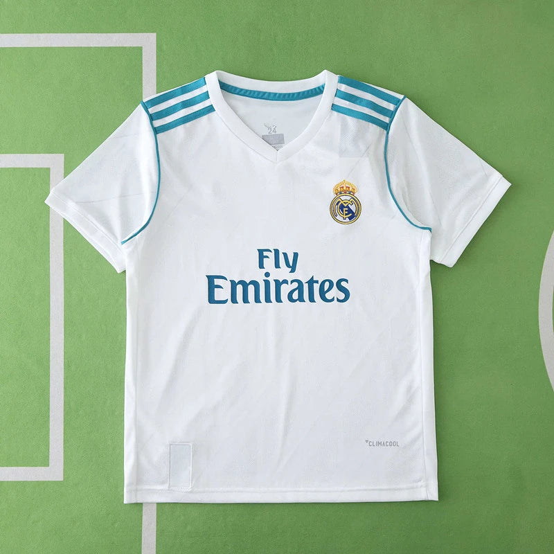 1718 Real Madrid CF home retro Kids kit