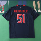 2425 Houston Texans dark blue 3th generation  51#ANDERDON JR