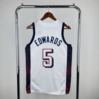 2024 USA national team white 5 Edwards