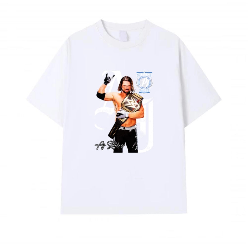 AJ STYLES Vintage t-shirt  2506B001