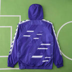 9596 Real Madrid CF purple Hooded windbreak