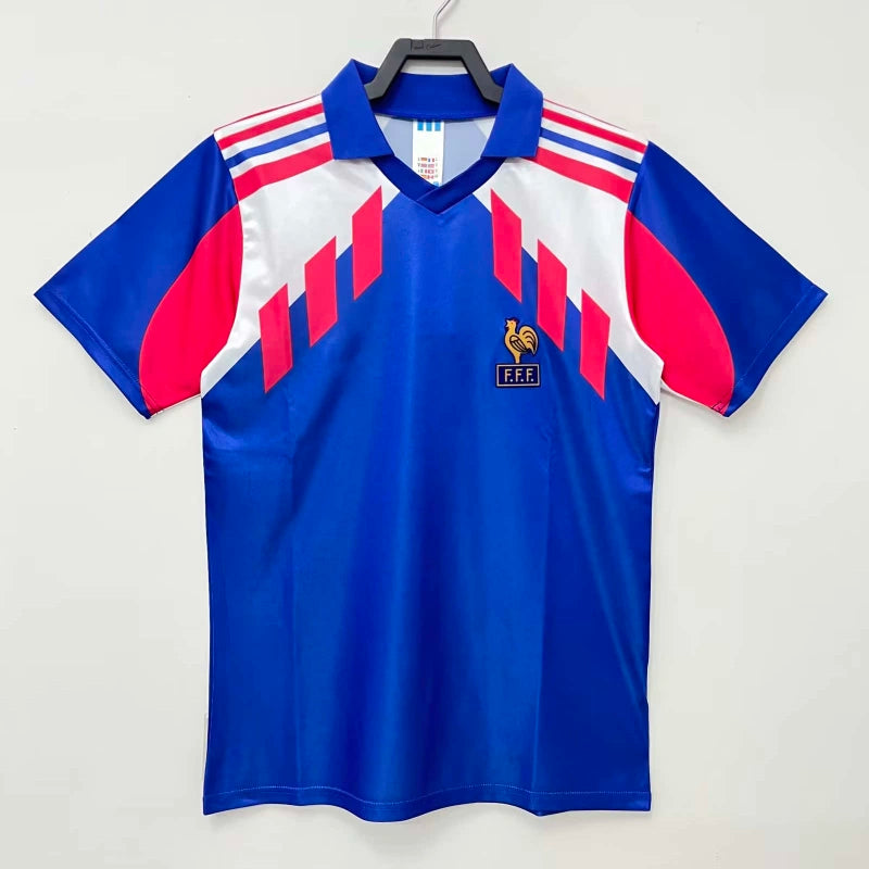 1990 season France Home retro Fan version