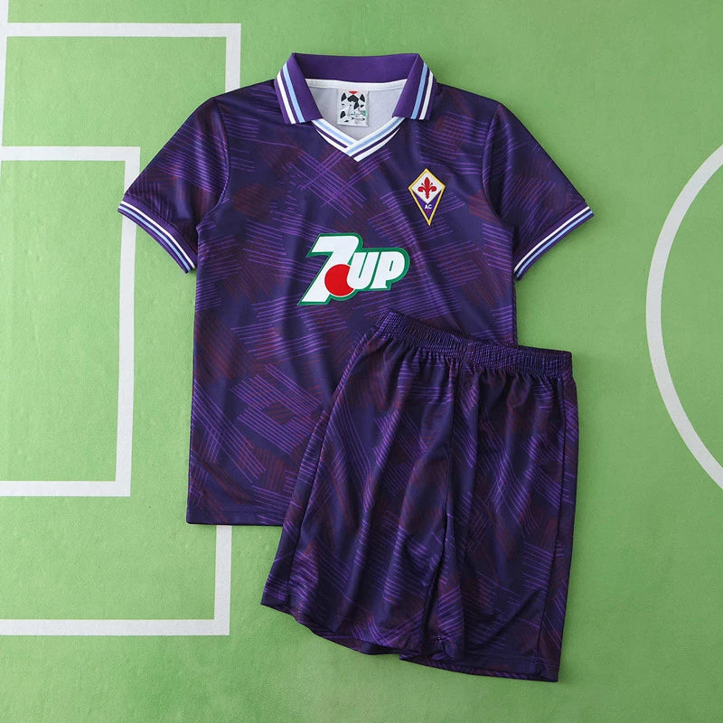 9293 ACF Fiorentina home retro Kids kit