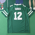 2425  New York Jets green 3th generation 12#NAMATH