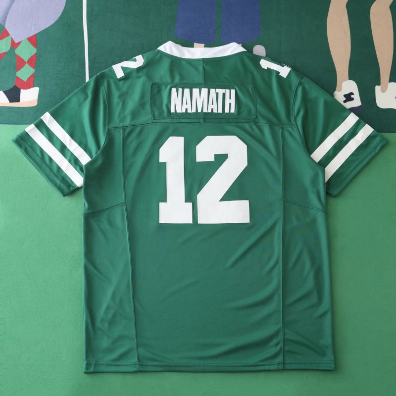 2425  New York Jets green 3th generation 12#NAMATH