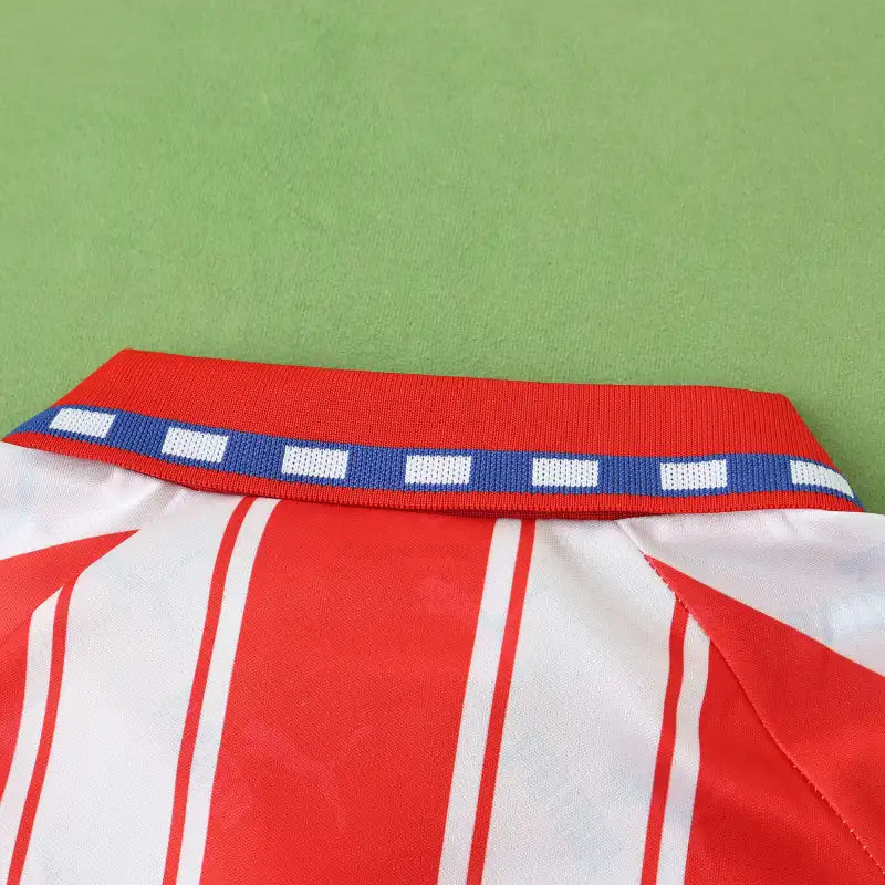 9495 season Club Atlético de Madrid home Long sleeved retro Fan version