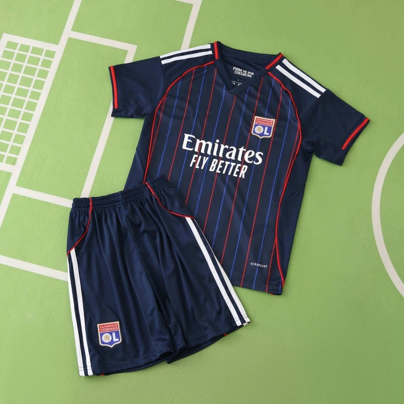 2526 season Olympique Lyonnais away Kids kit