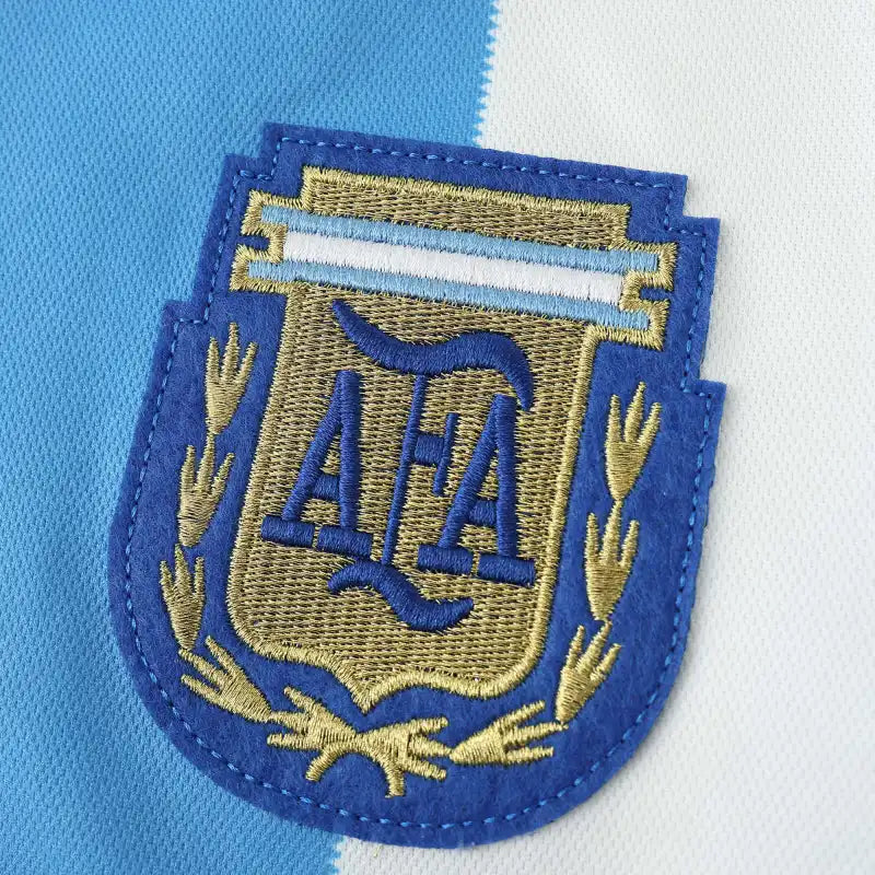 86 season Argentina home Long sleeved Fan version