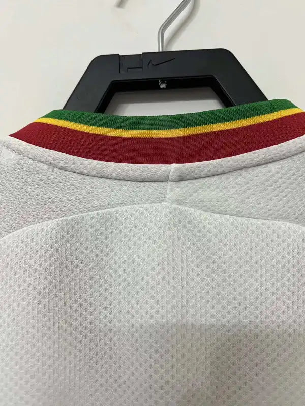02 season Senegal White away retro Fan version