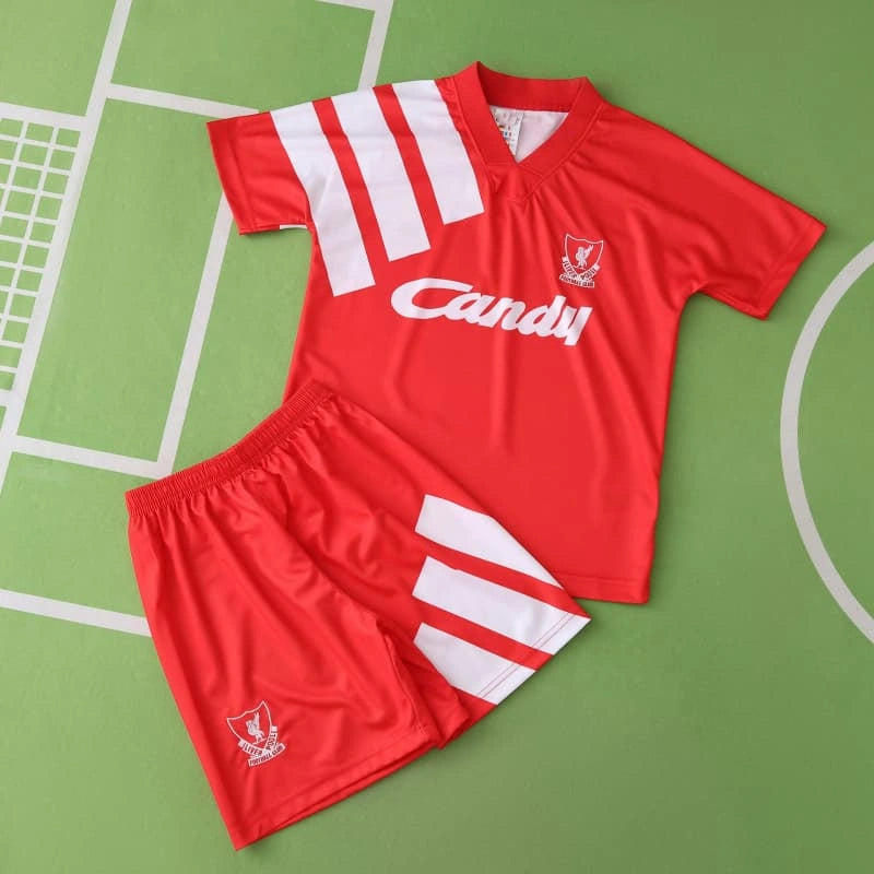 1992 season Liverpool F.C.  home retro Kids kit