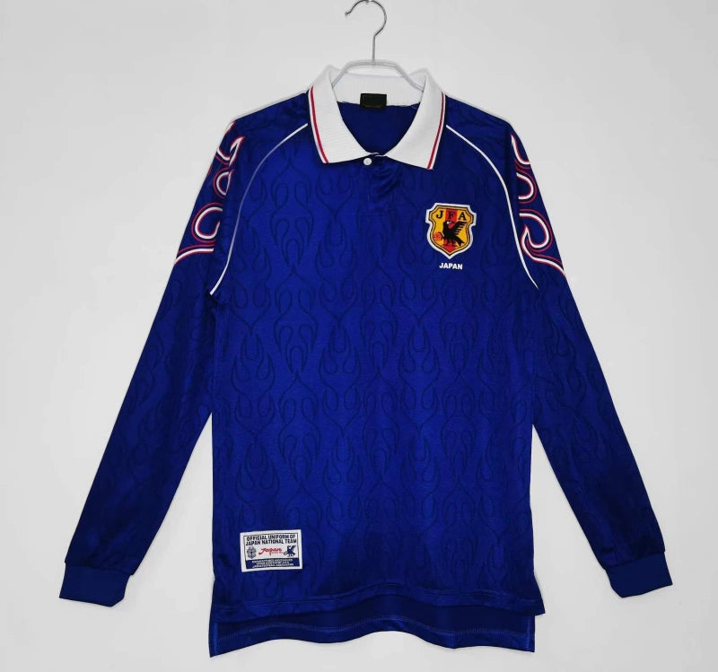 1998 season Japan home Long sleeved  Retro Fan version