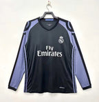 1617 season Real Madrid third Long sleeved retro  Fan version