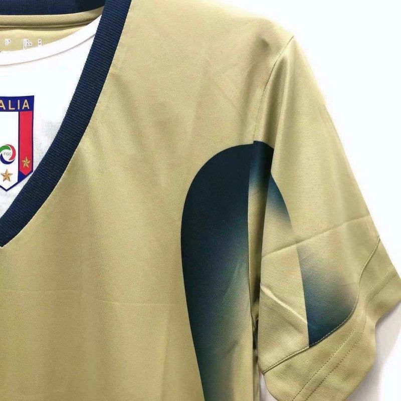 2006 season Italy Goalkeeper Gold retro Fan version