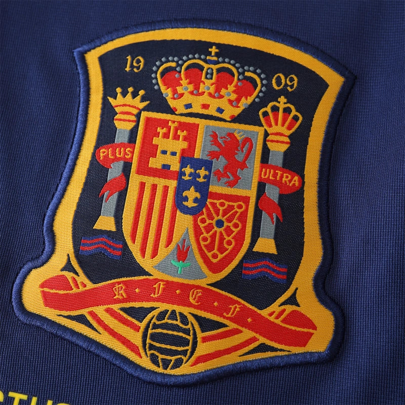2010 UEFA Spain away Long sleeved retro Fan version