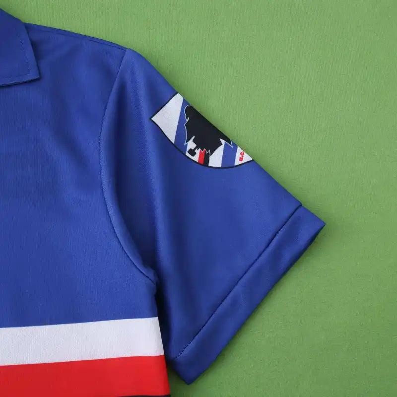 9091 season U.C.Sampdoria home Kids kit