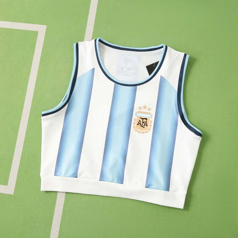 2026 FIFA World Cup Argentina Cropped Jersey vest