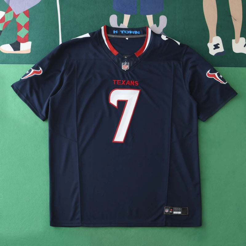 2425 Houston Texans dark blue 3th generation 7#STROUD