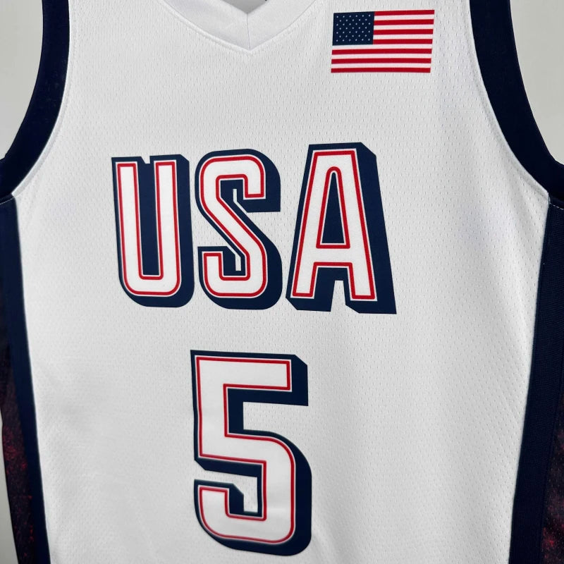 2024 USA national team white 5 Edwards