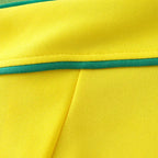 1998 retro Brazil home Long sleeved retro Fan version