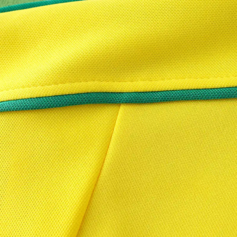 1998 retro Brazil home Long sleeved retro Fan version