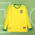 1998 season Brazil home Long sleeved retro Fan version