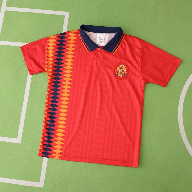 1994 season Spain home retro Kids kit
