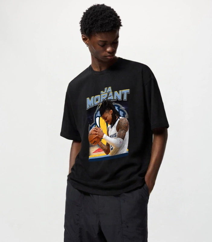 JA MORANT Vintage t-shirt   2505B027