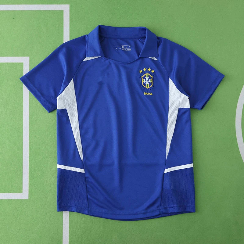 2002 Brazil away retro Kids kit