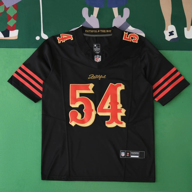 2025 NFL San Francisco GiantsSan Francisco 49ers 54#WARNER