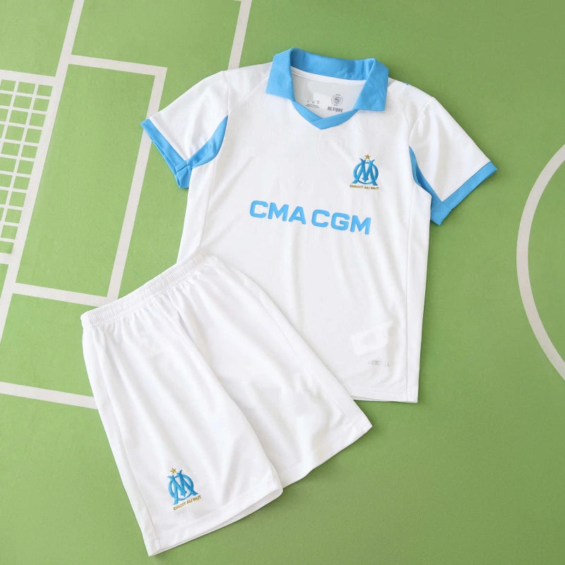 2526 season Olympique de Marseille home Kids kit