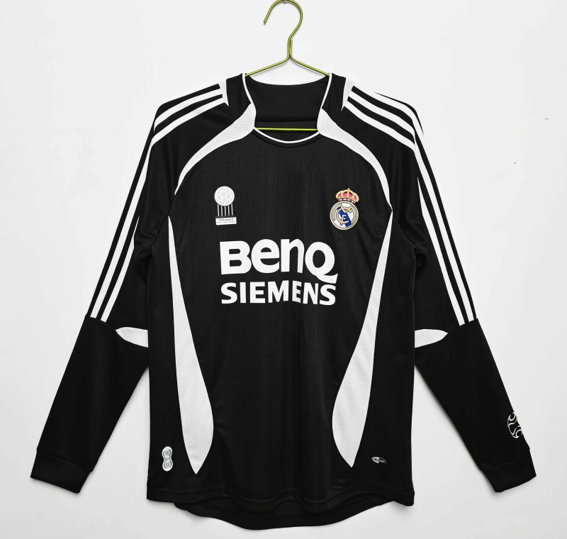 0607 season Real Madrid third  Long sleeved  Retro Fan version