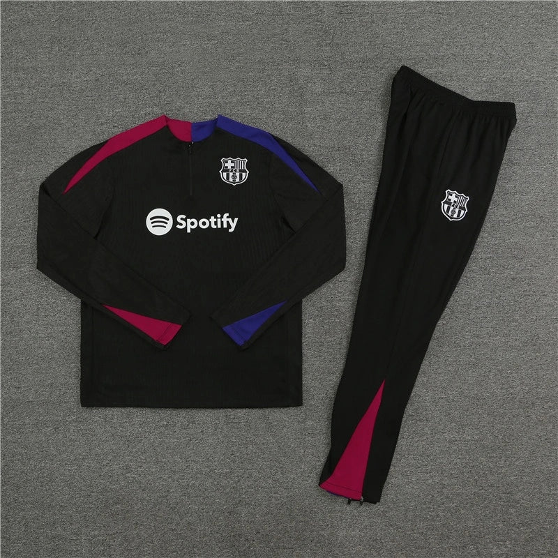 2425 Manchester United F.C. black Training suit set Player version
