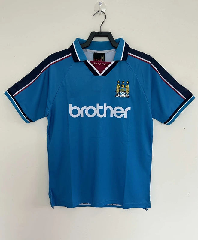 9798 season Manchester City Home retro Fan version